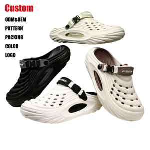 Sabots sportifs pour hommes, style urbain, imprimés, à bout rond, anti-odeur, résistants à l'usure, chaussures de <span class=keywords><strong>marche</strong></span> décontractées pour l'<span class=keywords><strong>extérieur</strong></span> - Product Image 1