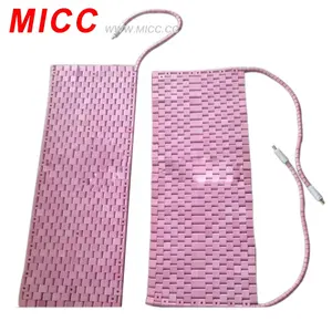 MICC calefacción eléctrica resistencias flexible de cerámica pad calentador de alta temperatura elemento de calefacción