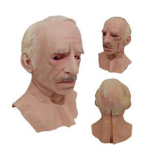 Máscara de Látex Realista de Hombre Calvo con Arrugas para Halloween, Peluca Suave de Silicona para Hombres y Mujeres - Product Image 3