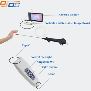 Xách Tay Kỹ Thuật Số nội soi cho bác sĩ thú y dùng một lần mini máy ảnh linh hoạt bronchoscope probe-HD nội bộ kiểm tra - Product Image 2