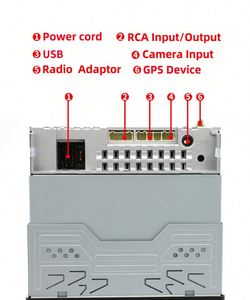 1 Din <strong>Android</strong> Car Radio Retractable Touch Screen Universal Car MP5 Player Stereo BT/GPS/WiFi CarPlay 7 Inch DSP 1 Year Warranty - Product Image 4