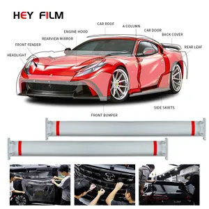 Nouveau Film de Protection de peinture de voiture auto-cicatrisant TPU brillant Transparent anti-rayures PPF pour Films de voiture