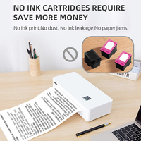 Imprimante Portable thermique a4, papier autocollant pour bureau, impression de fichiers PDF, imprimante thermique