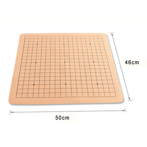 दोहरे उपयोग अंतरराष्ट्रीय मानक जाने शतरंज चीनी शतरंज बोर्ड Foldable पोर्टेबल पु चमड़े शतरंज कपड़ा - Product Image 4