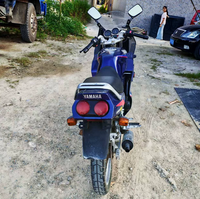 Motocicleta Yamaha TZR150, Estilo Divino: Combinación de Colores Azul y Rojo Súper Geniales, Pintura Original en Todo el Vehículo