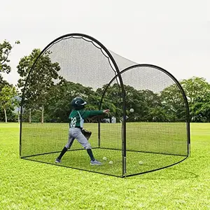 Amazon hot selling Portable Black Baseball Batting Cage Net
