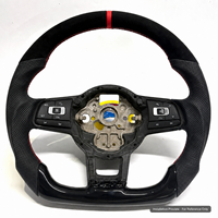 Volant en fibre de carbone prêt à être expédié pour SEAT Leon, Polo, Superb, Golf MK4, Sharan, Jetta, Passat B5, Skoda Octavia, carbone forgé