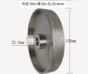 Disco de diamante para pulir y rectificar de 6 pulgadas de diámetro, 150 mm de grosor, 25 mm de diámetro del orificio, 25.4 mm, malla 600, 800, 1000 - Product Image 4