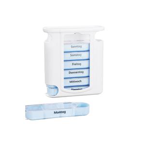 <b>Tablet</b> Box For <b>7</b> Days Weekly Pill Organizer With Daily Compartments For Medication Storage And Travel Use - Product Image 1