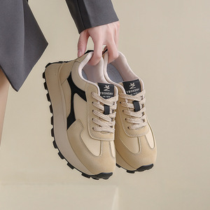 2025 primavera nuove <span class=keywords><strong>scarpe</strong></span> da corsa <span class=keywords><strong>sportive</strong></span> Casual da donna in stile coreano <span class=keywords><strong>con</strong></span> Sole spesso e <span class=keywords><strong>tacco</strong></span> <span class=keywords><strong>alto</strong></span> 2 f29 - Product Image 3