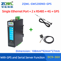 Router Industrial 4G LTE con 2 Puertos RS485/422, Servidor Serial, Gateway Modbus, MQTT/HTTP/JSON, GPS y Ranura para Tarjeta SIM para Exteriores