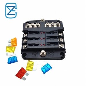 Boîtier de fusibles étanche 6 voies 12V ATC ATO avec indicateur LED et couvercle pour voiture, camion, <span class=keywords><strong>bateau</strong></span> - Product Image 3