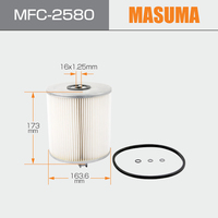 Filtro de Aceite de Papel para Sistemas de Motor Automotriz MFC-2580 MASUMA, Número de Pieza 1-13240-114-0 para VW GOLF