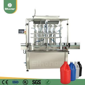 Machine de remplissage de jerrycan entièrement automatique 6/8/10/12 buses 5l-10L Machine de remplissage de liquide de bouteille en plastique - Product Image 1
