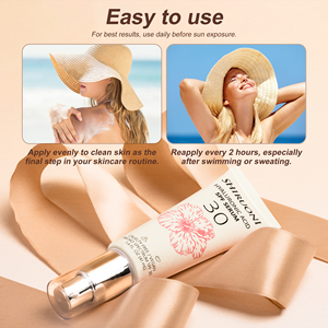 Crème <span class=keywords><strong>solaire</strong></span> de marque privée résistance longue durée aux UV SPF50 + PA ++++ sérum <span class=keywords><strong>solaire</strong></span> Water-Fit pour le <span class=keywords><strong>visage</strong></span> - Product Image 6