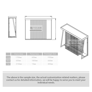 Nhiệm vụ nặng nề ROTARY showroom hiển thị đứng cho Granite gạch đá cẩm thạch trượt slab triển lãm giá gốm gạch hiển thị giá - Product Image 6