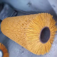 Brosse à rouleau à spirale, pour mélange de fils et de câbles
