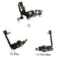 Base de Carga con Puerto USB para iPhone 11, 11 Pro, 11 Pro Max, Cable Flexible de Repuesto para Micrófono, Cables Flexibles para Teléfono Móvil