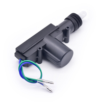 Système de verrouillage central de porte de voiture CL201 avec moteur en cuivre pur 1 Master 3 Kits d'esclaves-Noir