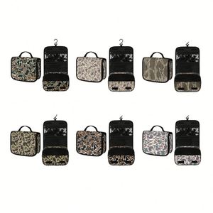 Neceser de Viaje con Gancho para Colgar, Bolsa de Maquillaje Resistente al Agua, Organizador de Viaje para Accesorios - Product Image 1