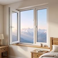 Ventanas de Aluminio Abatibles y Giratorias con Aislamiento Acústico, Resistentes a Huracanes, con Rotura de Puente Térmico y Eficiencia Energética Estilo Europeo Energy Star