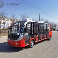 Nouvel Autobus Électrique Tout-Terrain 4x4 Économique, Mini Navette Urbaine, Bus Touristique, Voiturette de Golf de Luxe, Conduite à Droite, Caiteng 20 Places