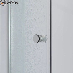 Myn אלומיניום קופסא מקלחת פרופיל אלומיניום מוקצף לא שקוף שקוף מחליק דלת מקלחת - Product Image 3