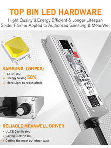 Spectre complet 660nm 730nm sous auvent lampe de plante d'intérieur pliable Led plante élèvent la lumière 100w - Product Image 3
