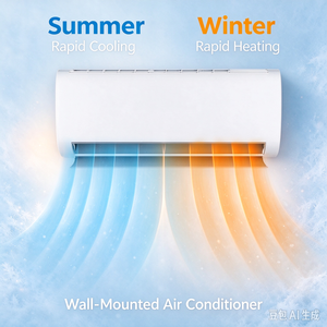 Aire Acondicionado Split de Pared de 18000 BTU, 2 Toneladas, Unidad de Aire Acondicionado con Función de Calefacción y Refrigeración, 110V 220V, para Uso Doméstico - Product Image 2