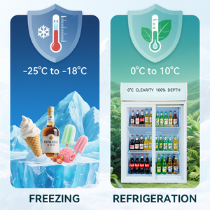 Refrigerador Vertical Comercial Compacto Portátil MEISDA SC145BG de 145L con Puerta de Vidrio para Hogar, <span class=keywords><strong>Supermercado</strong></span>, Vegetales y Alimentos - Product Image 6