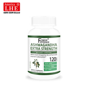 ผง Ashwagandha อินทรีย์120แคปซูล Ashwagandha อินทรีย์บริสุทธิ์และสารสกัดจากราก-เพิ่มอารมณ์บรรเทาความเครียด - Product Image 6