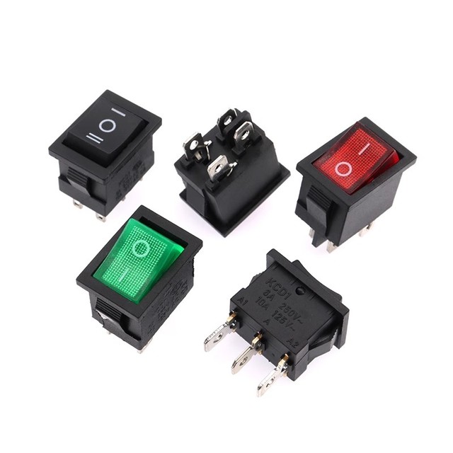 Rocker Switch KCD1 Inclined Rocker Switch ON-OFF 15*21mm KCD1-101 Power Switch