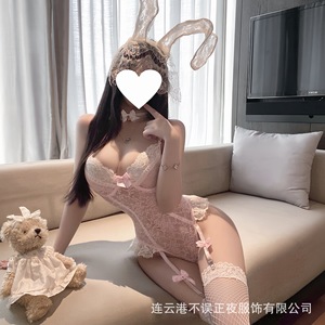 ชุดนอนเซ็กซี่ลูกไม้สำหรับผู้หญิง No-Night Lingerie ชุดบอดี้สูทหรูหรา ชุดนอน qqny - Product Image 3