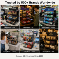 Présentoir à collations en fil métallique sur mesure pour comptoir, étagère à bonbons à plusieurs niveaux pour les achats rapides en magasin de proximité et à la station-service