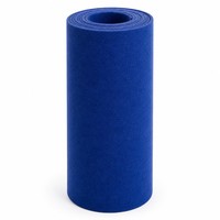 Rouleau de moquette d'exposition en polyester recyclé, tapis de sol écologique aiguilleté pour stand de salon professionnel vert