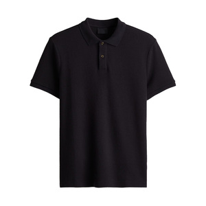 Men's Solid Knitted Short Sleeve Breathable Polyester/Cotton Casual for Trendy Outfit Pairing - Product Image 2
