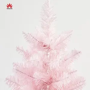 Großhandel Tisch PVC 30 60 cm rosa Weihnachtsbäume Mini klein Zuhause Tisch-Schreibtisch Weihnachtsbäume