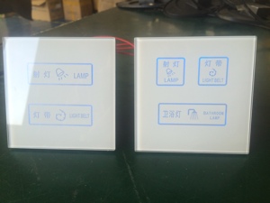 Modern beyaz 220V kablosuz panelli kapı Bell daire ve Villa için otel odası numarası işareti ile fiş güç kaynağı - Product Image 3