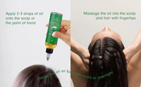 Minyak Batana Label pribadi minyak rambut organik pelembap Batana perawatan rambut esensi untuk bahan Herbal rambut kering