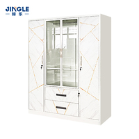 Meubles de chambre à coucher de marque célèbre en Chine avec armoire à portes coulissantes