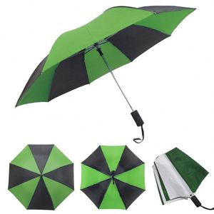 Parapluie de golf pliable publicitaire, fabrication en gros, parapluie pliable personnalisé pour cadeaux, vente de liquidation - Product Image 4
