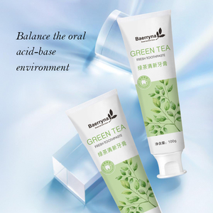 Dentifrice pour émail reminéralisant et soulagement sensible, blanchiment, antiplaque, thé vert naturel, marque distributeur - Product Image 2