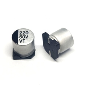 ตัวเก็บประจุอลูมิเนียมอิเล็กโทรไลติกขนาด22uF 35V <span class=keywords><strong>SMD</strong></span> 6.3*5.4มม. และ5*7มม. มี10ชิ้นในสต็อกใหม่ - Product Image 4