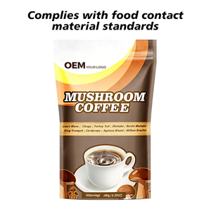 Usine OEM de café aux champignons : Emballage personnalisé, plusieurs designs d'étiquettes, options bouteille + boîte et MOQ flexible pour les clients de marque - Product Image 3