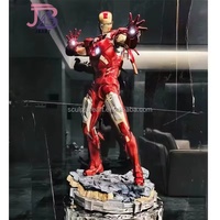 1:1 Sculpture de robot en acier MK50 grandeur nature avec lumières LED taille réelle personnage de film résine acier Figure Statue Sculpture
