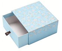 Boîte cadeau de luxe en carton coulissant avec logo personnalisé pour bijoux (collier, bague, boucles d'oreilles, bracelet) – Emballage sur mesure