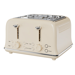 편리한 아침 식사를위한 전기 빵 토스터 완벽하게 구운 조각 필수 플라스틱 가정용 빵 메이커 - Product Image 1