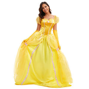 Halloween Anime personnage <span class=keywords><strong>Belle</strong></span> robe <span class=keywords><strong>belle</strong></span> <span class=keywords><strong>et</strong></span> <span class=keywords><strong>la</strong></span> bête princesse Cosplay avec jupe soutien femme TV & Movie Costume - Product Image 5
