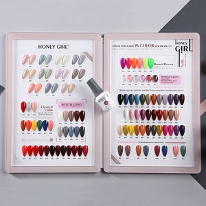 HONEY <span class=keywords><strong>GIRL</strong></span> 96 pz/Kit Display a colori gratuito Manicure Nail Art UV/LED Gel polacco Set Salon <span class=keywords><strong>Base</strong></span> e Top Coat per uso salone - Product Image 1