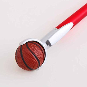<span class=keywords><strong>Penna</strong></span> <span class=keywords><strong>a</strong></span> <span class=keywords><strong>Sfera</strong></span> Personalizzata per Pubblicità Sportiva con Palloni da Basket Morbidi in Poliuretano sulla Parte Superiore - Product Image 4